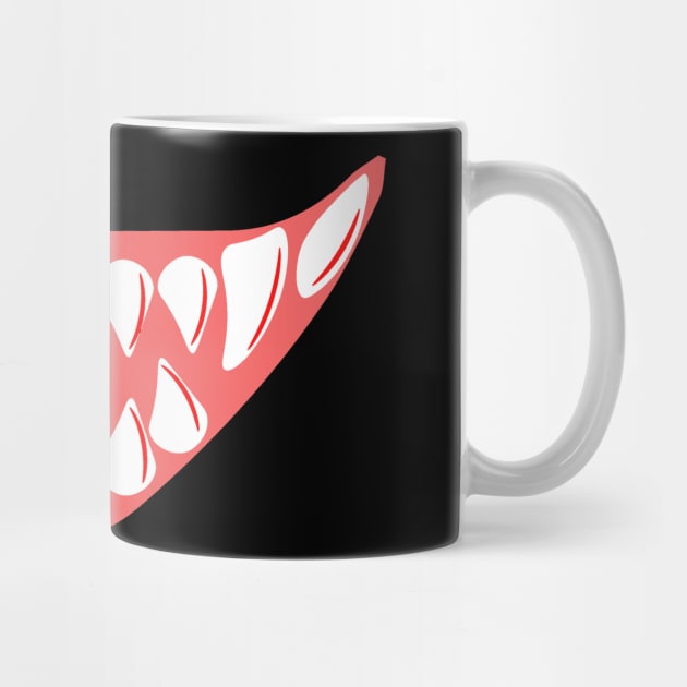 Evil Mouth Teeth Halloween by shirtontour